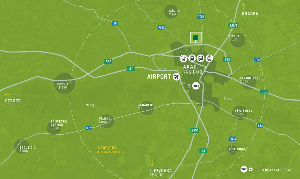 Regionální mapa