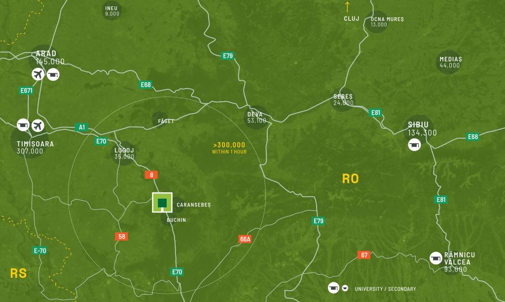 Regionální mapa