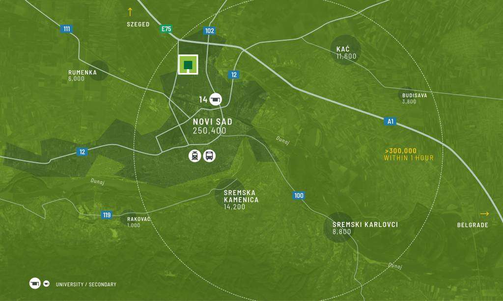 Regionální mapa