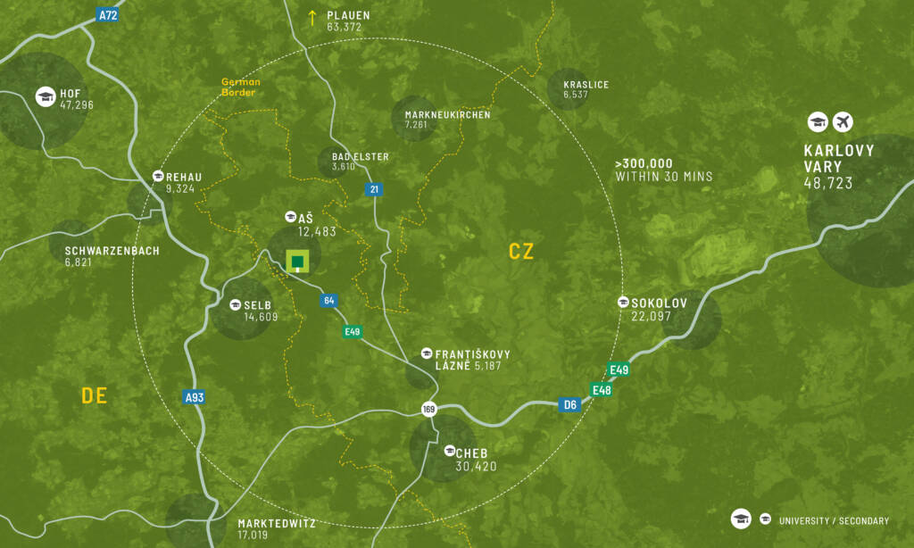 Regionální mapa