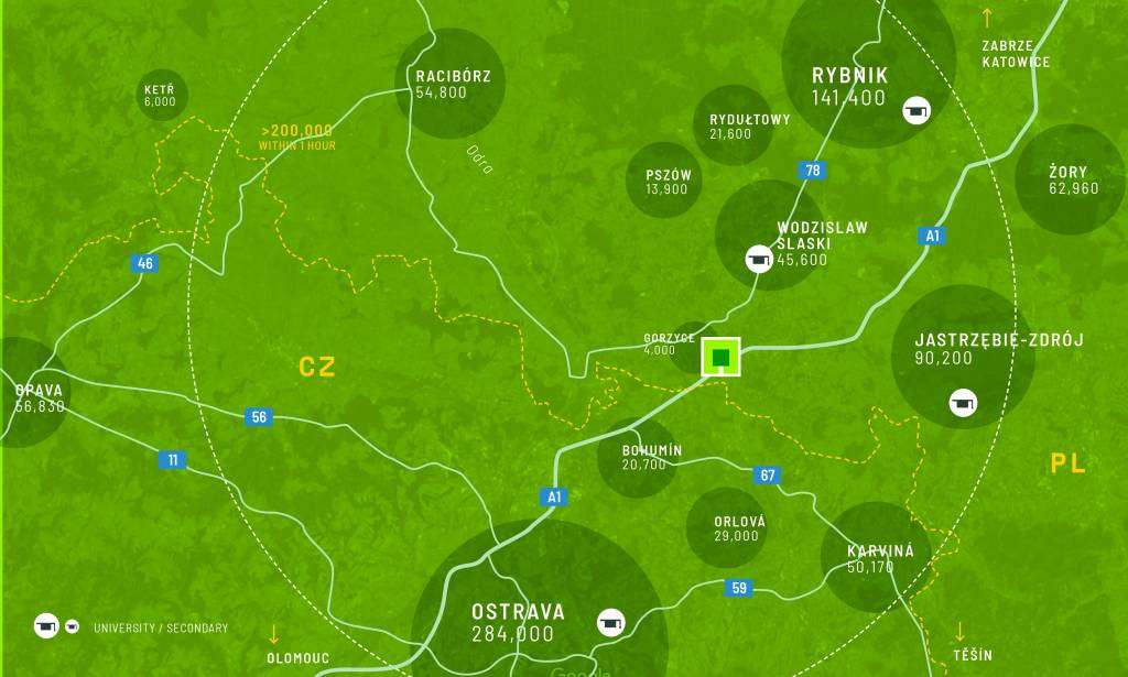 Regionální mapa