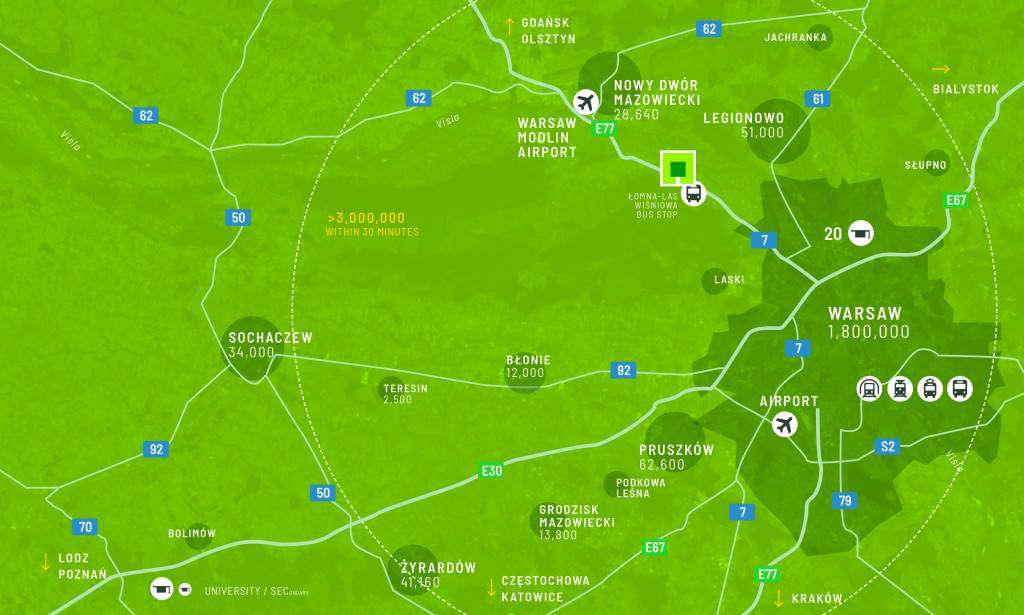 Regionální mapa