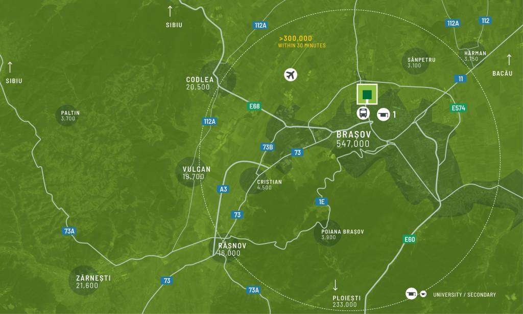 Regionální mapa
