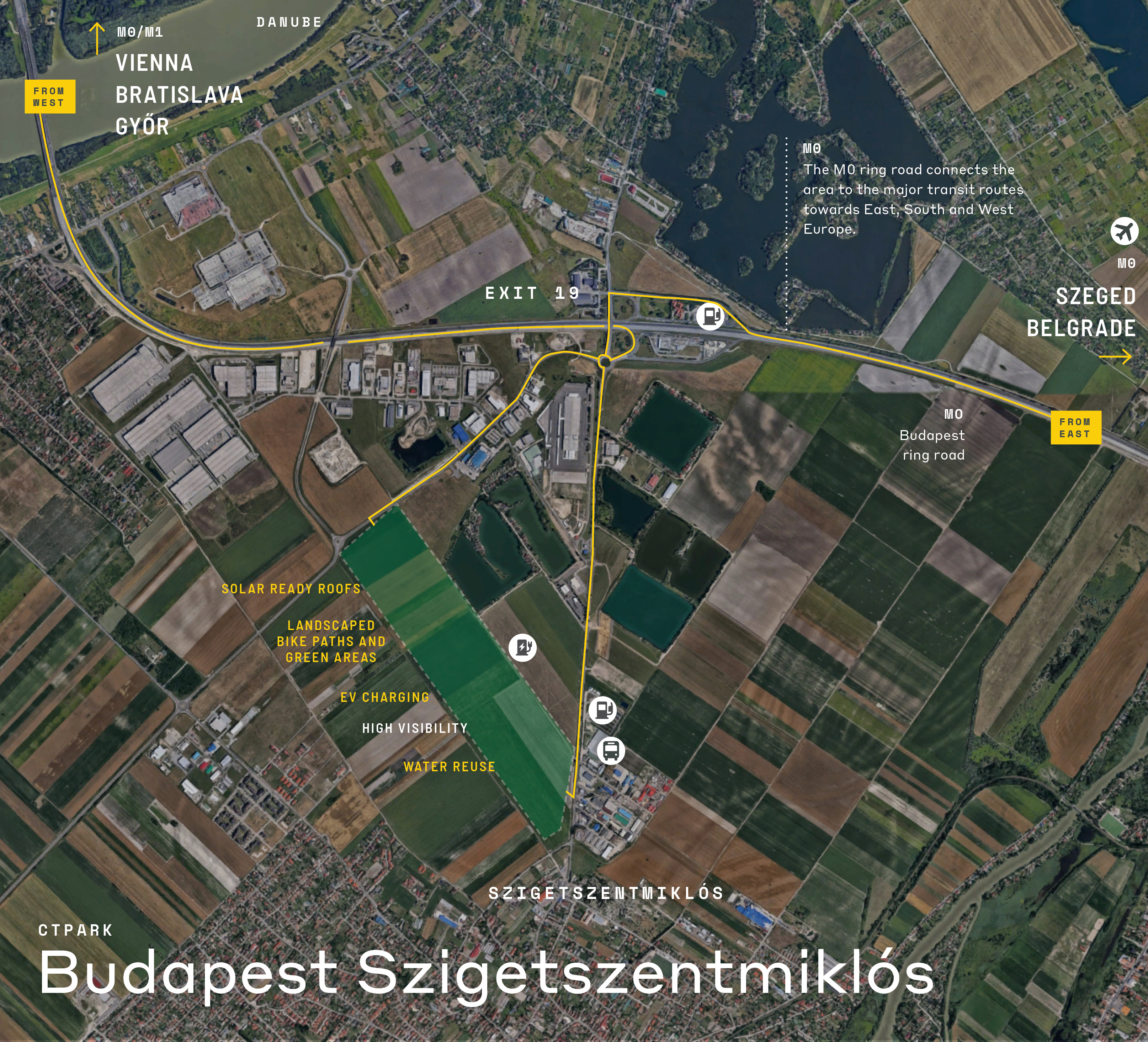 Přiblížení regionální mapy