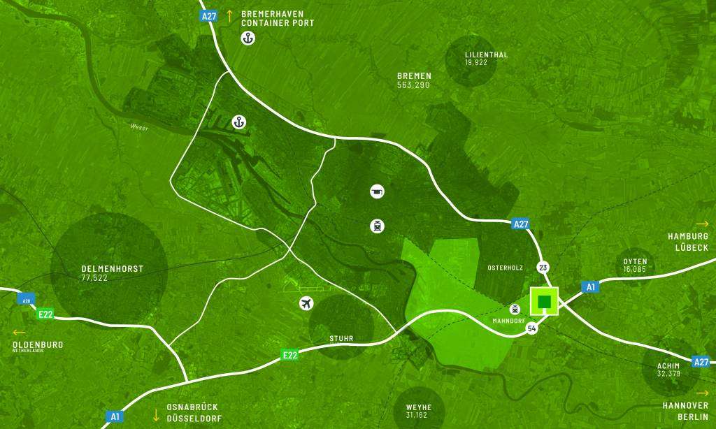 Regionální mapa