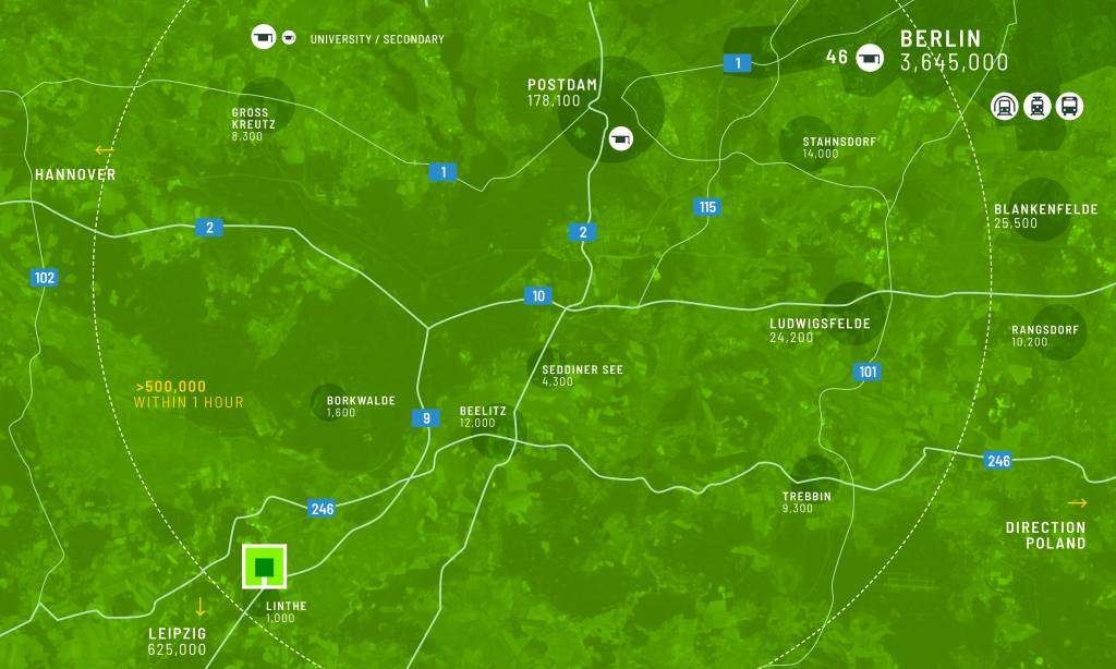 Regionální mapa