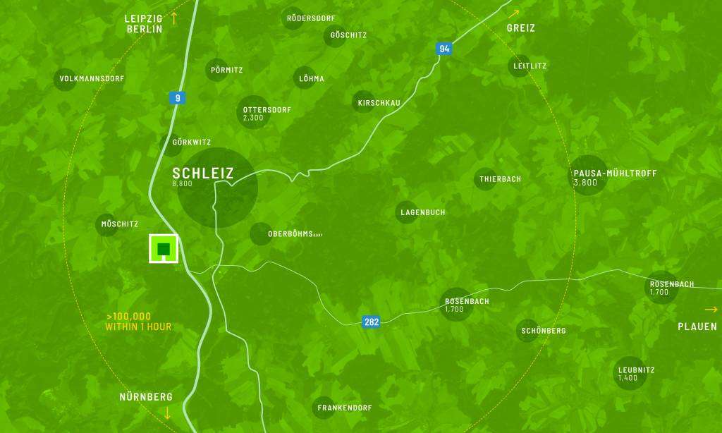 Regionální mapa