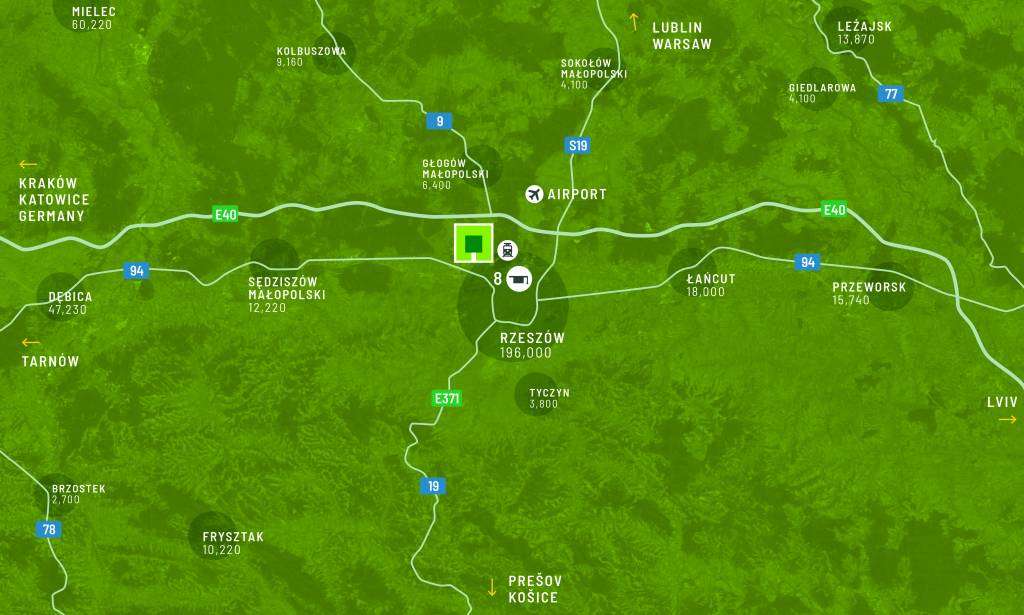 Regionální mapa