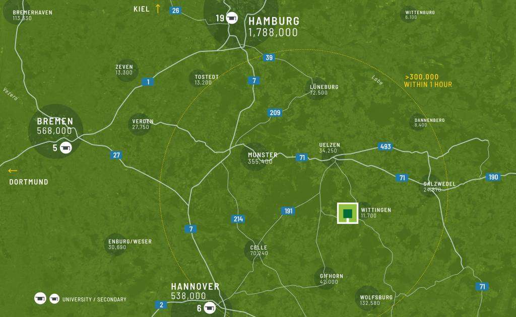 Regionální mapa