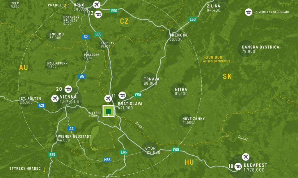 Regionální mapa