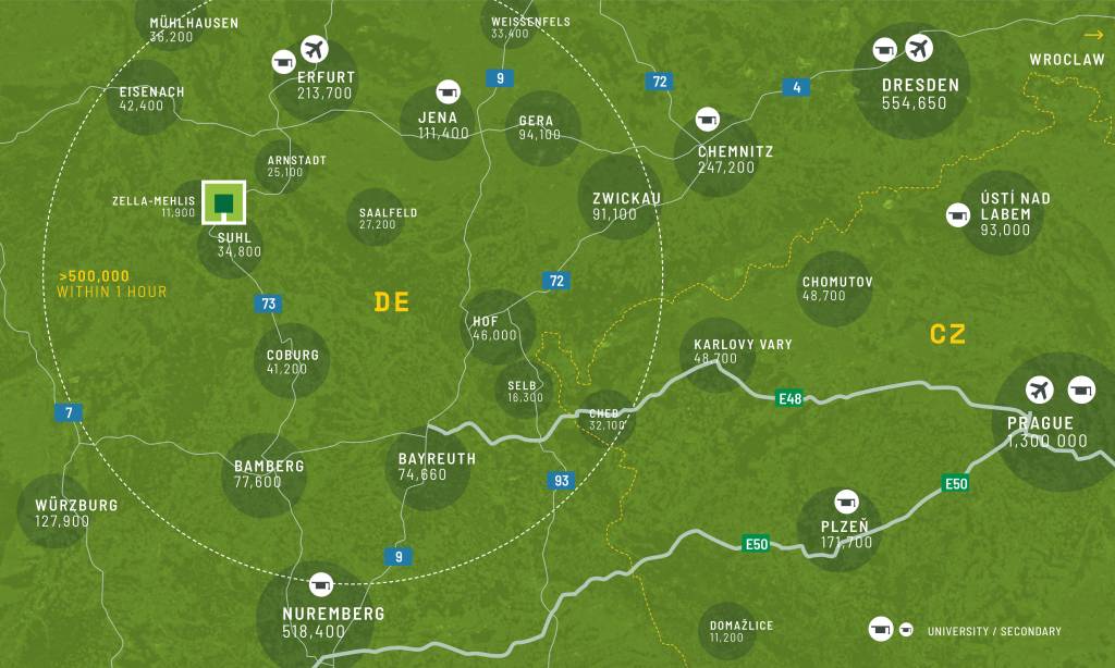 Regionální mapa