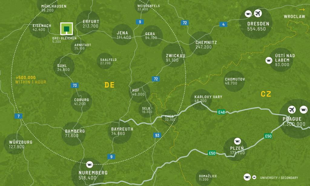Regionální mapa