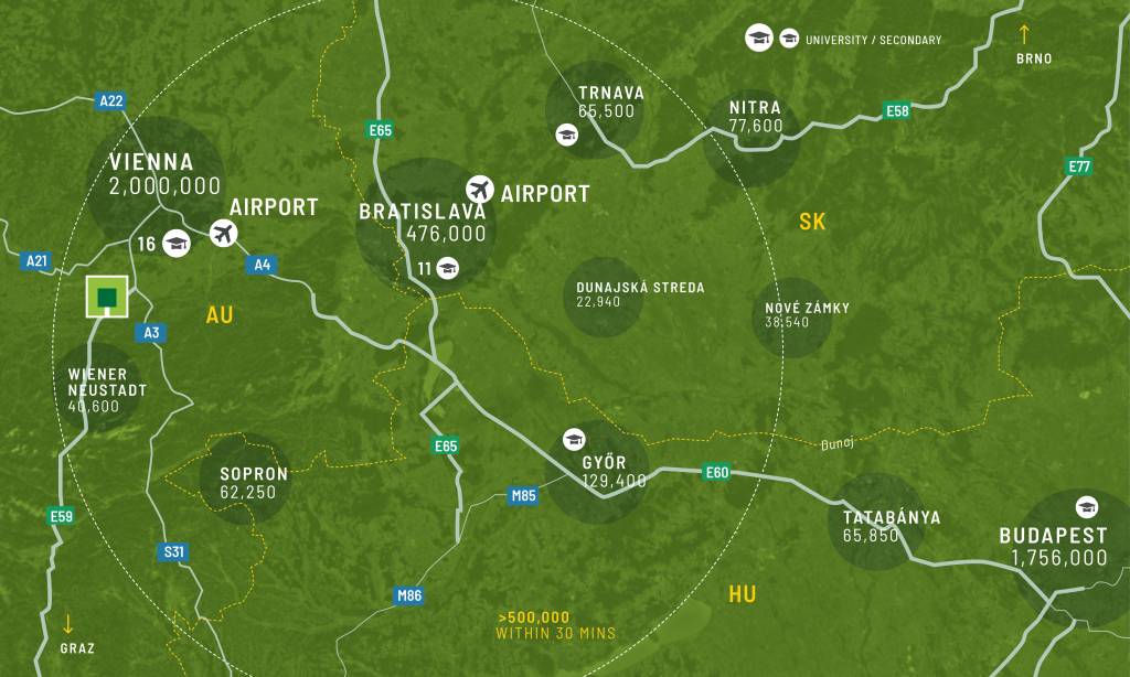 Regionální mapa