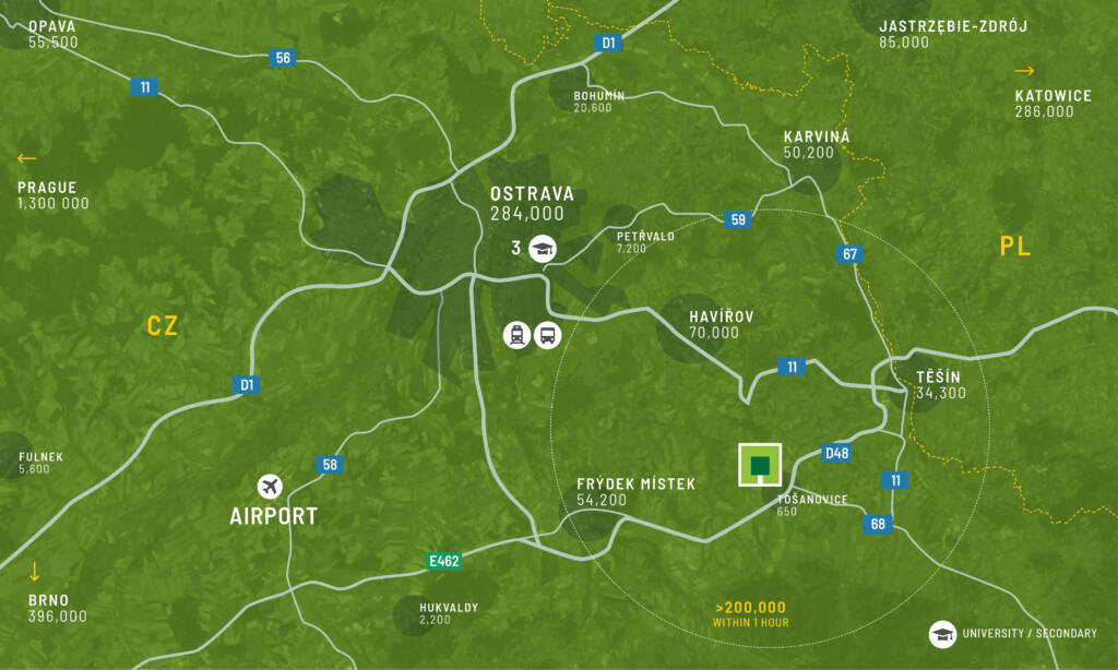 Regionální mapa