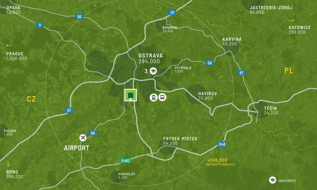 Regionální mapa