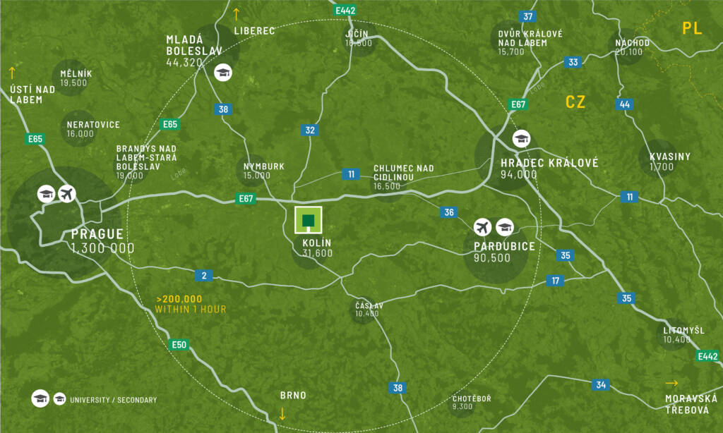 Regionální mapa