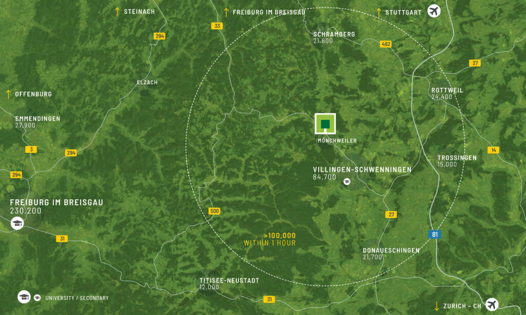 Regionální mapa