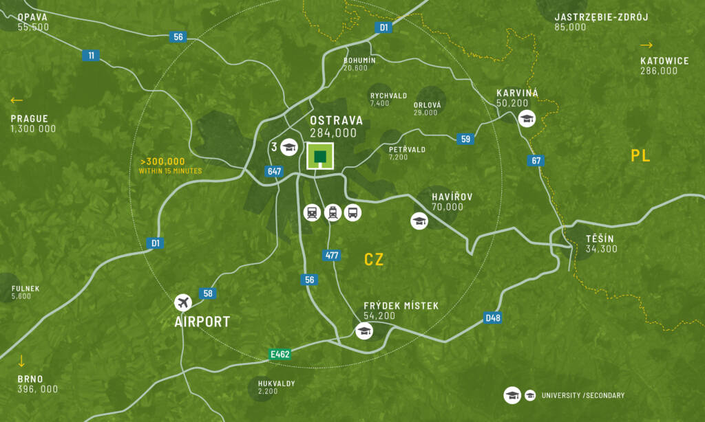 Regionální mapa